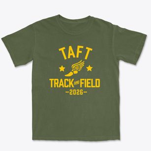 Taft High School Track and Field Premium Heavyweight T-shirt