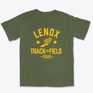 Lenox Elementary School Track and Field Premium Heavyweight T-shirt