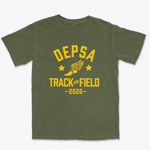 Detroit Edison Public School Academy Track and Field Premium Heavyweight T-shirt