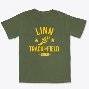 Linn Middle School Track and Field Premium Heavyweight T-shirt