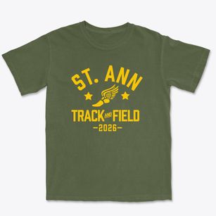 St. Ann Catholic Church Track and Field Premium Heavyweight T-shirt