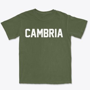 Cambria California Classic Block Premium Heavyweight T-shirt