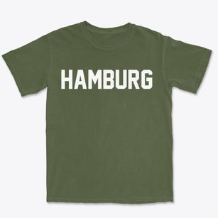 Hamburg Pennsylvania Classic Block Premium Heavyweight T-shirt