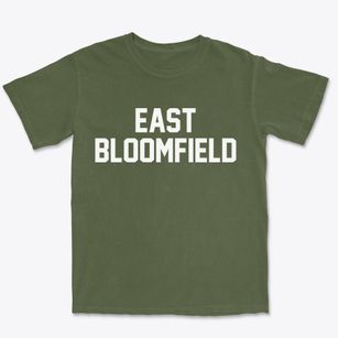 East Bloomfield New York Classic Block Premium Heavyweight T-shirt
