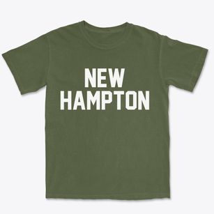 New Hampton New Hampshire Classic Block Premium Heavyweight T-shirt