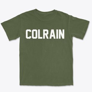 Colrain Massachusetts Classic Block Premium Heavyweight T-shirt