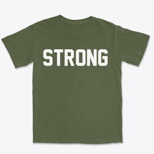 Strong Maine Classic Block Premium Heavyweight T-shirt