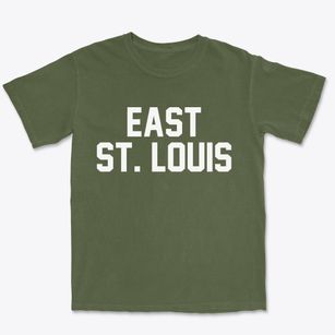 East St. Louis Illinois Classic Block Premium Heavyweight T-shirt