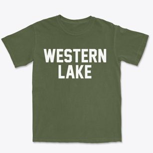Western Lake Texas Classic Block Premium Heavyweight T-shirt