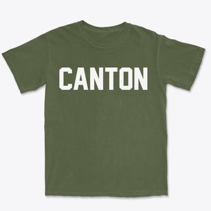 Canton Massachusetts Classic Block Premium Heavyweight T-shirt