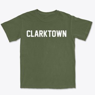 Clarktown Ohio Classic Block Premium Heavyweight T-shirt