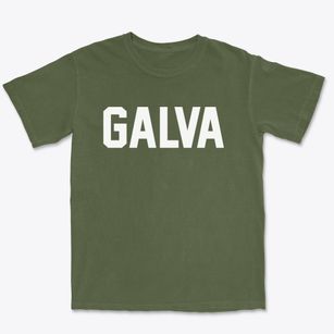 Galva Iowa Classic Block Premium Heavyweight T-shirt