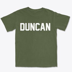 Duncan Mississippi Classic Block Premium Heavyweight T-shirt