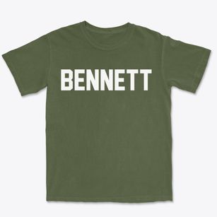Bennett North Carolina Classic Block Premium Heavyweight T-shirt