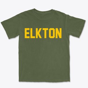Elkton Michigan Classic Block Premium Heavyweight T-shirt