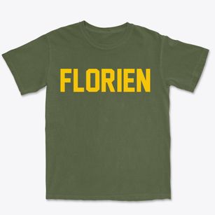 Florien Louisiana Classic Block Premium Heavyweight T-shirt