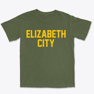 Elizabeth City North Carolina Classic Block Premium Heavyweight T-shirt