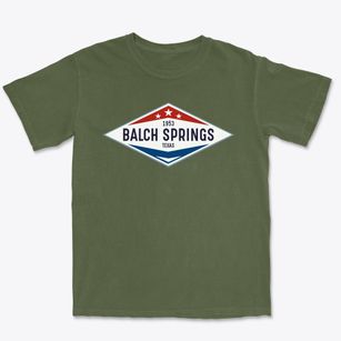 Balch Springs Texas Diamond Star Premium Heavyweight T-shirt