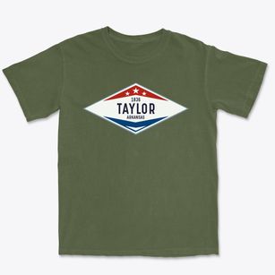Taylor Arkansas Diamond Star Premium Heavyweight T-shirt