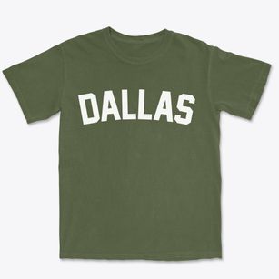 Dallas Texas Classic Curve Premium Heavyweight T-shirt