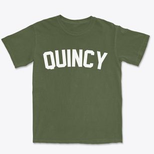 Quincy Illinois Classic Curve Premium Heavyweight T-shirt