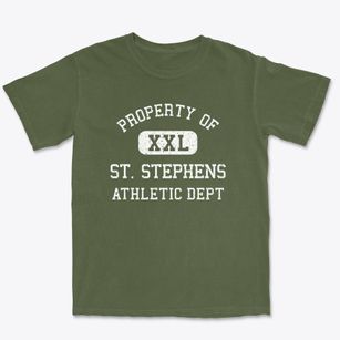 St. Stephens Alabama Athletic Dept Premium Heavyweight T-shirt