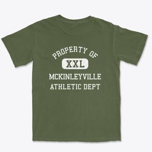 Mckinleyville California Athletic Dept Premium Heavyweight T-shirt