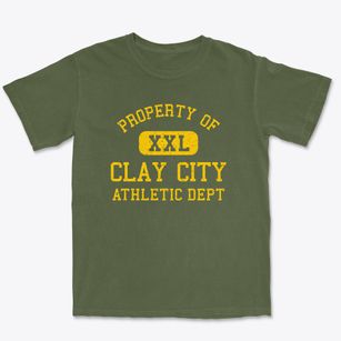 Clay City Kentucky Athletic Dept Premium Heavyweight T-shirt