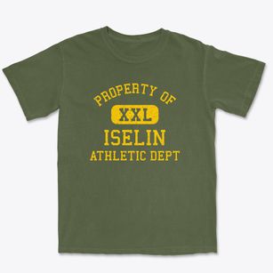 Iselin New Jersey Athletic Dept Premium Heavyweight T-shirt