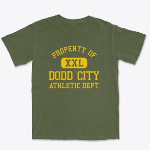 Dodd City Texas Athletic Dept Premium Heavyweight T-shirt