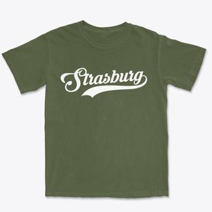 Strasburg Virginia Vintage Team Premium Heavyweight T-shirt
