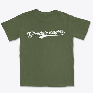 Glendale Heights Illinois Vintage Team Premium Heavyweight T-shirt