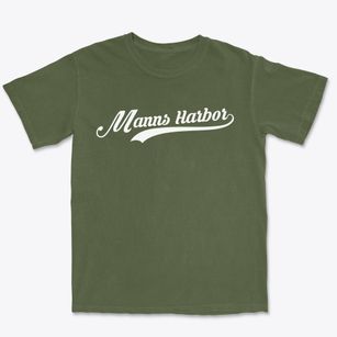 Manns Harbor North Carolina Vintage Team Premium Heavyweight T-shirt