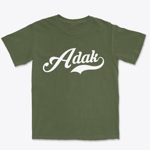 Adak Alaska Vintage Team Premium Heavyweight T-shirt