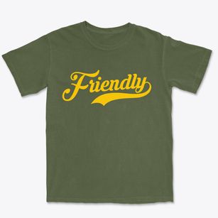 Friendly Maryland Vintage Team Premium Heavyweight T-shirt