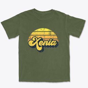 Xenia Ohio Sublime Sunset Premium Heavyweight T-shirt