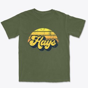 Hays Kansas Sublime Sunset Premium Heavyweight T-shirt