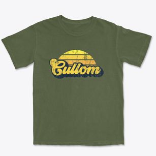 Cullom Illinois Sublime Sunset Premium Heavyweight T-shirt