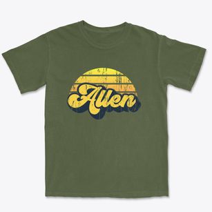 Allen Nebraska Sublime Sunset Premium Heavyweight T-shirt