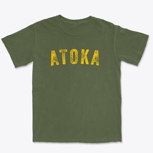 Atoka Oklahoma Timeless Retro Premium Heavyweight T-shirt