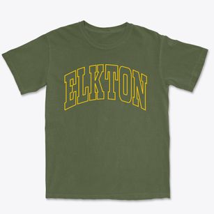 Elkton Michigan Trendy Block Premium Heavyweight T-shirt