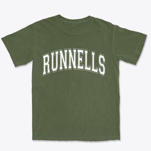Runnells Iowa Varsity Premium Heavyweight T-shirt