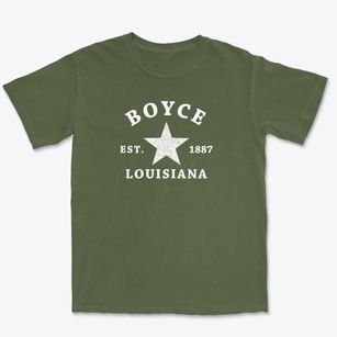 Boyce Louisiana Star Premium Heavyweight T-shirt