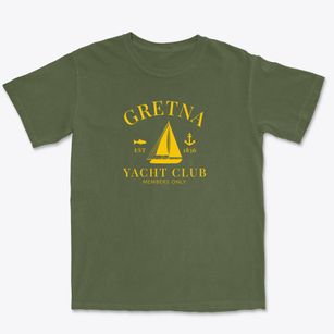 Gretna Louisiana Yacht Club Premium Heavyweight T-shirt