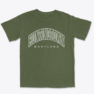Huntingtown Maryland Inline Premium Heavyweight T-shirt