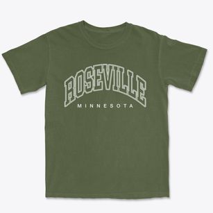 Roseville Minnesota Inline Premium Heavyweight T-shirt