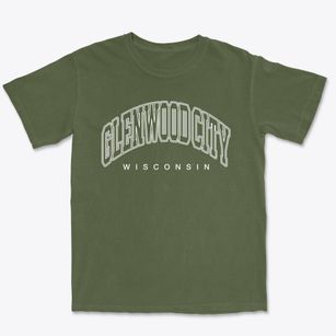 Glenwood City Wisconsin Inline Premium Heavyweight T-shirt