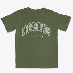 Cross Roads Texas Inline Premium Heavyweight T-shirt