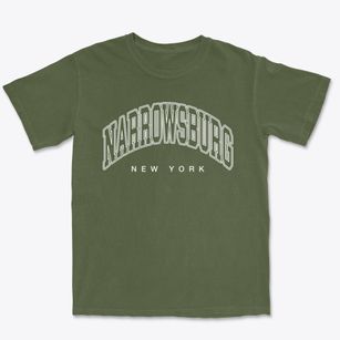 Narrowsburg New York Inline Premium Heavyweight T-shirt