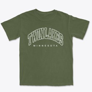 Twin Lakes Minnesota Inline Premium Heavyweight T-shirt